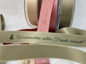 Geschenkband Weihnachten